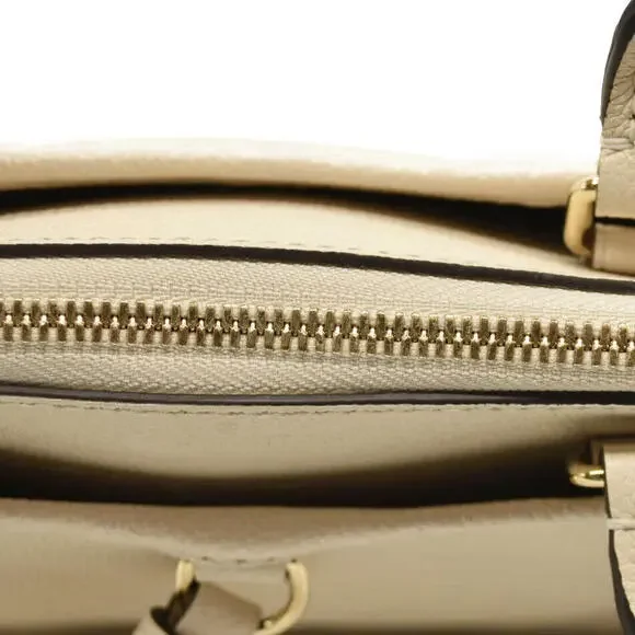 LOUIS VUITTON Trianon PM Monogram Emprreinte Handbag Creme - Picture 11 of 15